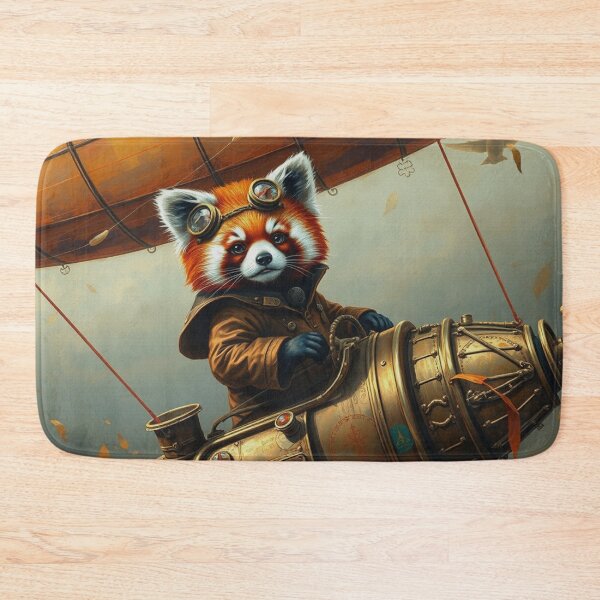 Item preview, Red Panda Aeronaut and Dirigible designed and sold by Skye Ryan-Evans.