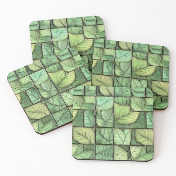 Item preview, Foliumara - Seamless 3D Pattern in Green Hues (15/20) designed and sold by sabantha.