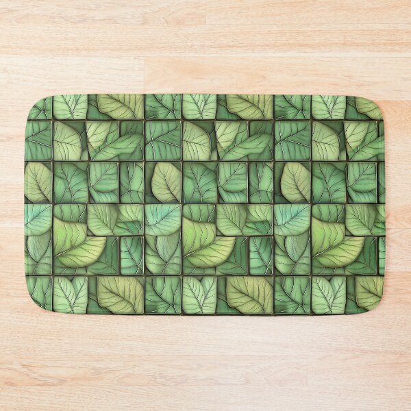 Item preview, Foliumara - Seamless 3D Pattern in Green Hues (15/20) designed and sold by sabantha.