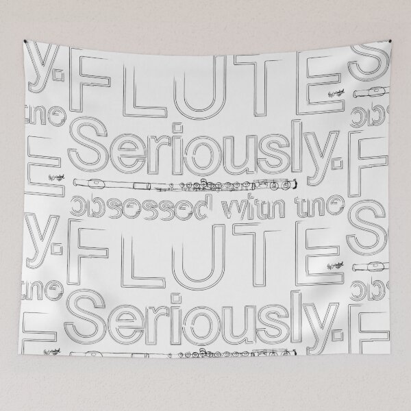 Item preview, Seriously. Flute. Obsessed. designed and sold by GetContented.