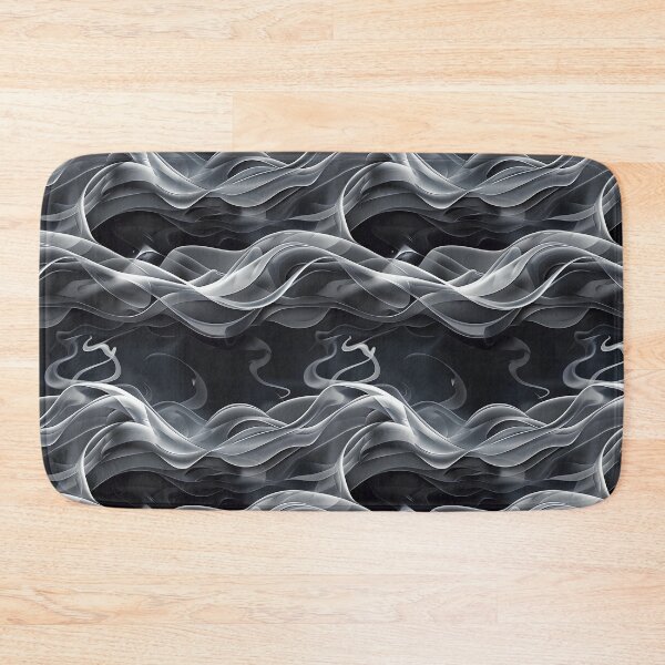 Item preview, Dark smoke rings Seamless patterns designed and sold by RocketArtInd.