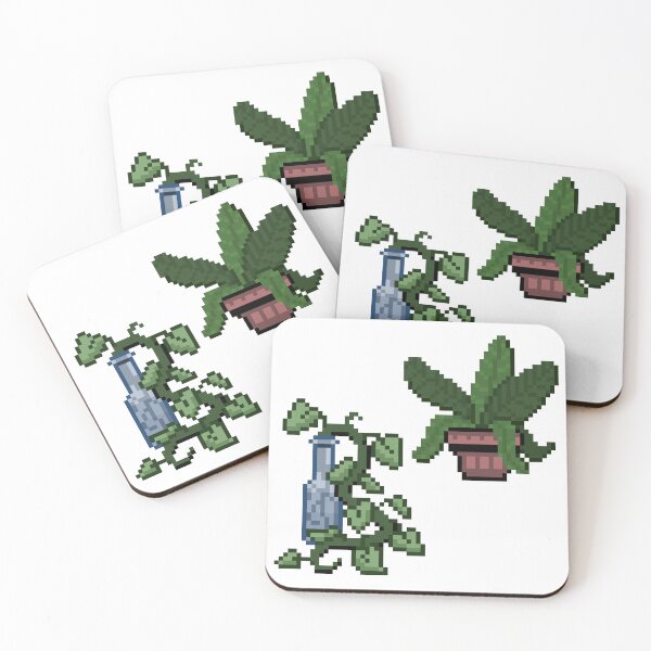 Item preview, Pixel plants v1 designed and sold by KowTownArt.