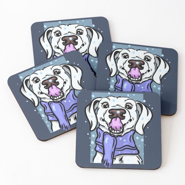 Item preview, Happy, winter dog designed and sold by Antiope33.