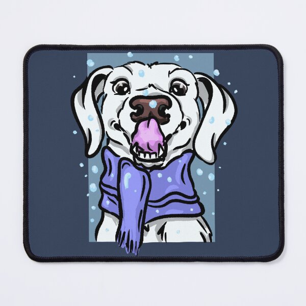 Item preview, Happy, winter dog designed and sold by Antiope33.