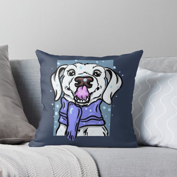 Item preview, Happy, winter dog designed and sold by Antiope33.