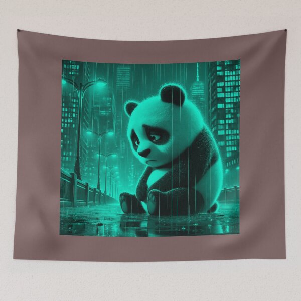 Item preview, Panda's City Blues: Alone in the Rain designed and sold by choder61.