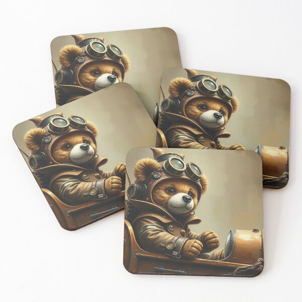 Item preview, Teddy Bear Rocket Ship Pilot designed and sold by Skye Ryan-Evans.