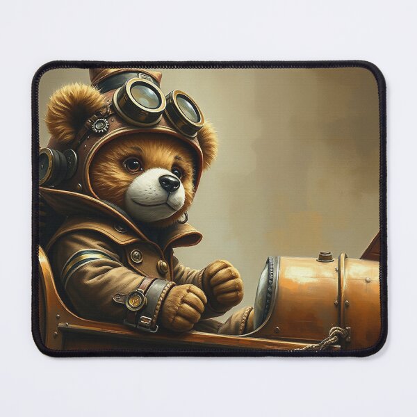Item preview, Teddy Bear Rocket Ship Pilot designed and sold by Skye Ryan-Evans.