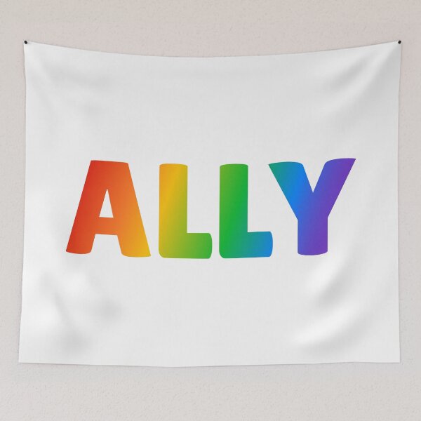Item preview, Ally rainbow LGBTQ gay pride  designed and sold by Inspirationmotivation.