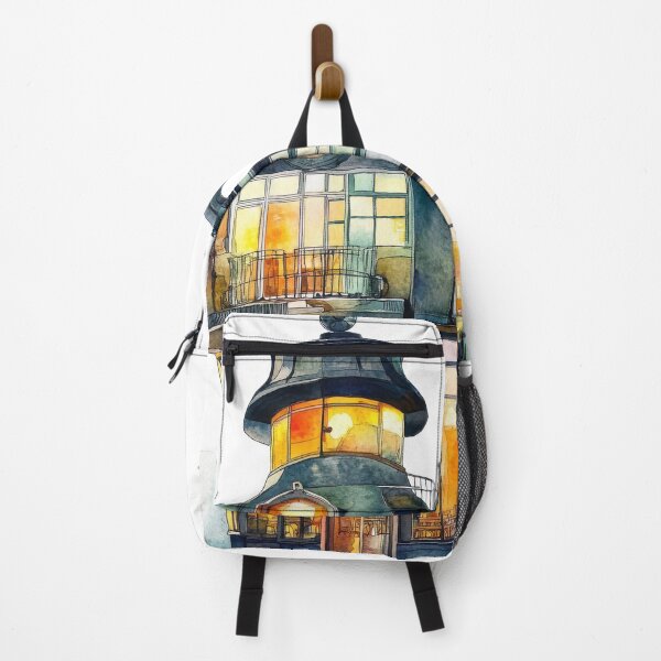 Item preview, Industrial Teapot Café - A Cozy Watercolor Haven designed and sold by FlyingDreamsArt.