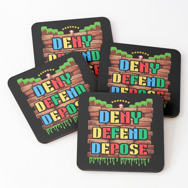 Item preview, DENY, DEFEND, DEPOSE designed and sold by TheWorkoutLife ⭐⭐⭐⭐⭐.