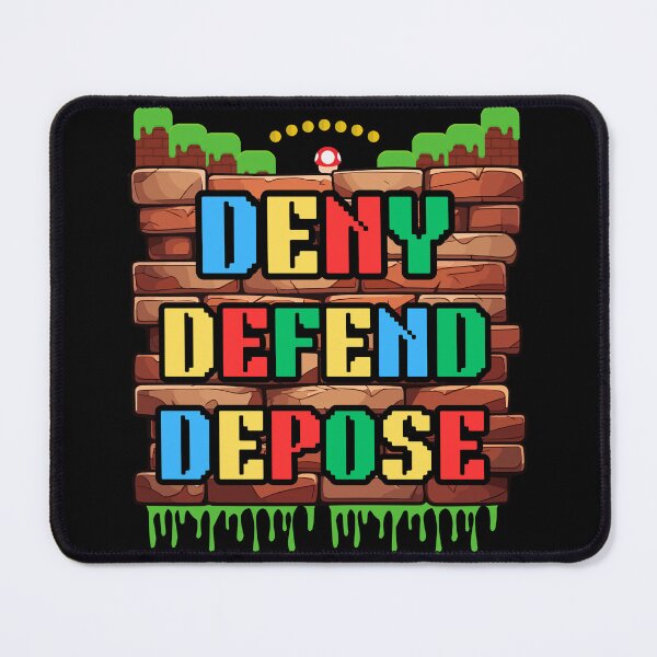 Item preview, DENY, DEFEND, DEPOSE designed and sold by TheWorkoutLife ⭐⭐⭐⭐⭐.