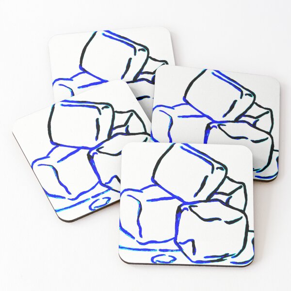 Item preview, Blue Ice Cubes  designed and sold by Chad's Fresh Art.
