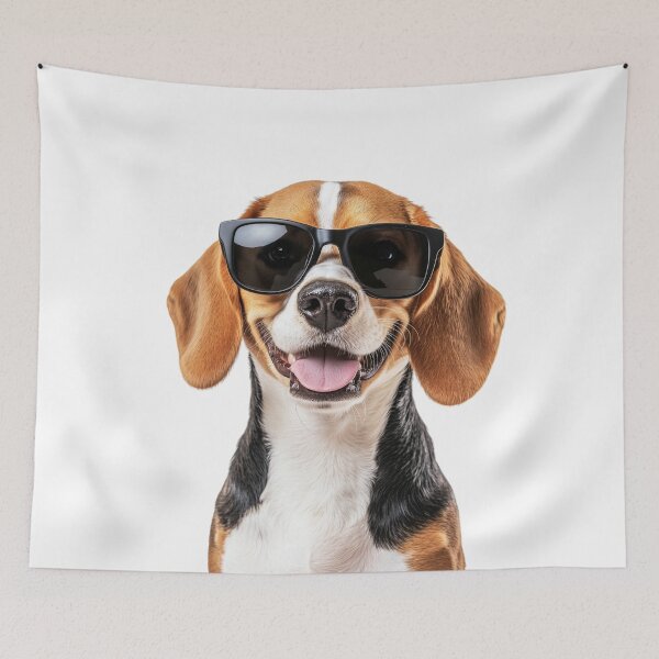 Item preview, Funny cool Beagle Dog wearing sunglasses designed and sold by LazyOwlStore.