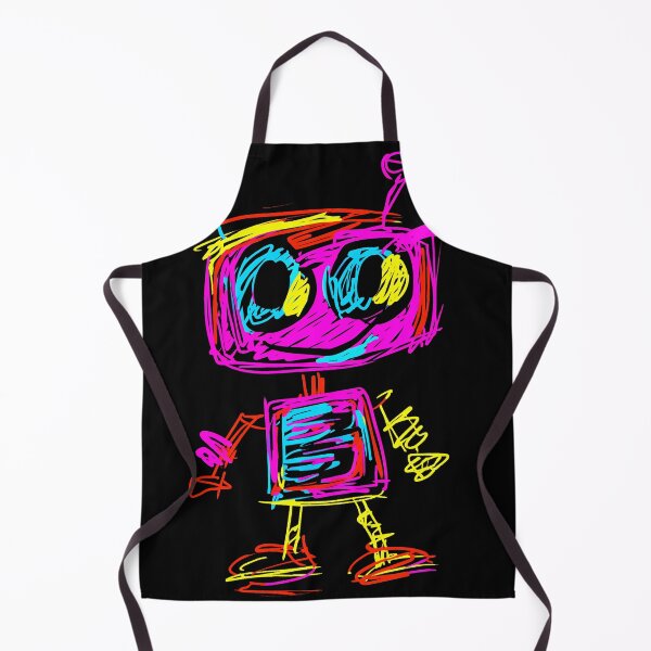 Item preview, Neon Pop Art Robot: Playful and Futuristic Design designed and sold by Moisky Art.