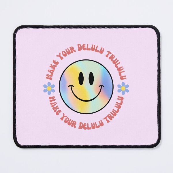 Item preview, Make Your Delulu Trululu Smiley Patch designed and sold by saachigulati13.