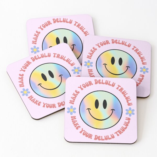 Item preview, Make Your Delulu Trululu Smiley Patch designed and sold by saachigulati13.