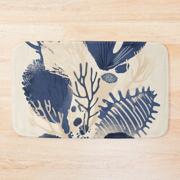 Item preview, Indigo Blue Coral Reef Marine Life designed and sold by trajeado14.