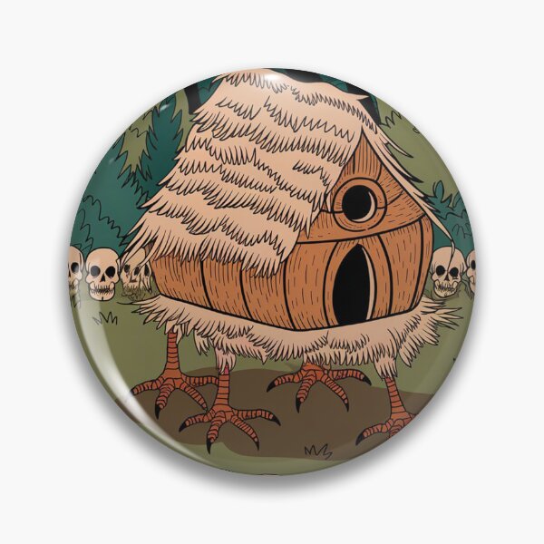 Item preview, Baba Yaga Pattern 01 designed and sold by AIfolklore.