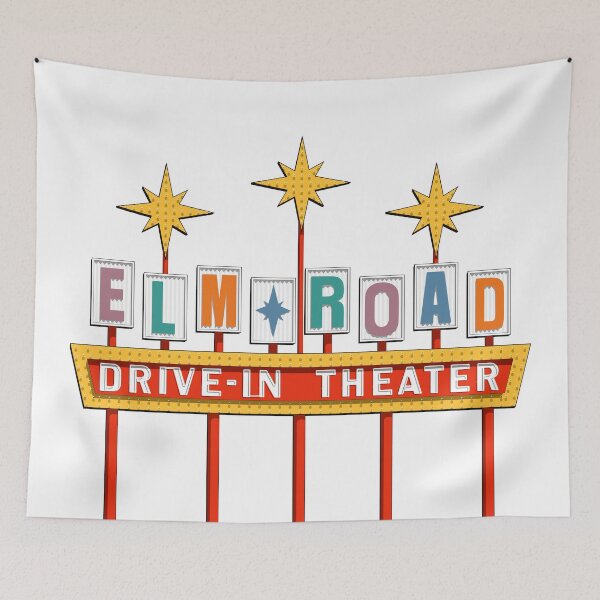 Item preview, Elm Road Drive-In Theater Sign designed and sold by ChrisRoy1001.