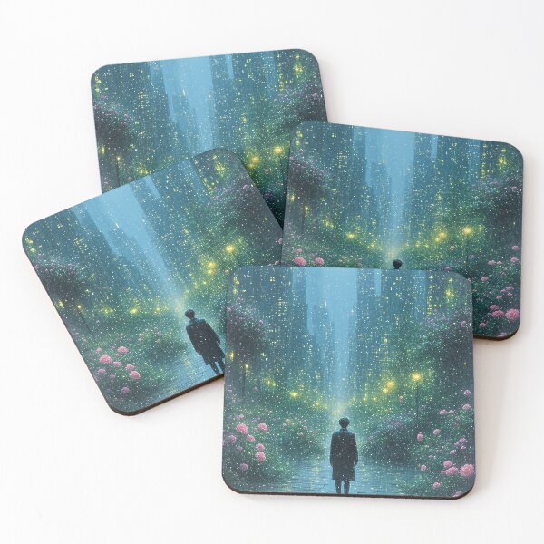 Item preview, Neon Whispers in the Mist designed and sold by PanoramaPrints.