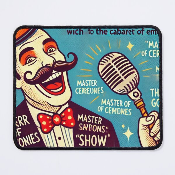 Item preview, cabaret emcee designed and sold by Teenflixs.