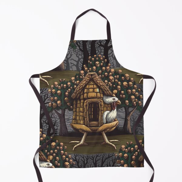 Item preview, Baba Yaga Pattern 03 designed and sold by AIfolklore.