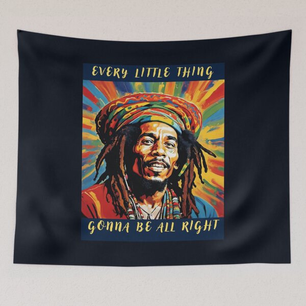 Item preview, Bob Marley Every Little Thing Gonna Be All Right designed and sold by JackFreestone.