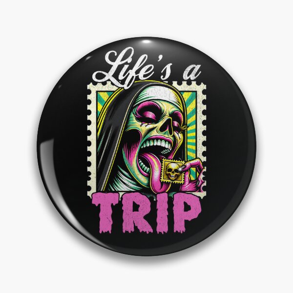 Artikelvorschau, Das Leben ist ein heiliger Trip, Acid Trip Nun entworfen und verkauft von DarkSenseDesign.