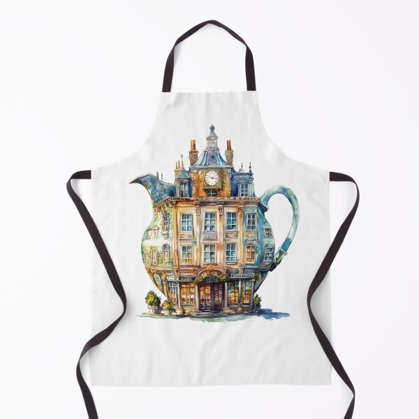 Item preview, Vintage Clocktower Teahouse designed and sold by FlyingDreamsArt.