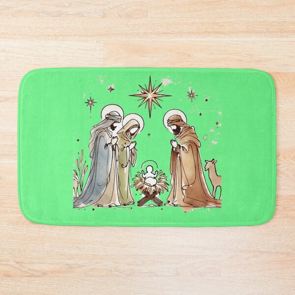 Item preview,  The Three Wise Men Worship Baby Jesus - 3D Sketch ,  designed and sold by PaintMeWorld.