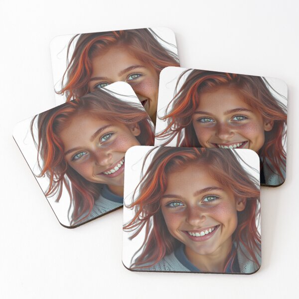 Item preview, Radiant Smile - Vibrant Portrait of Joy designed and sold by Mido-artister.
