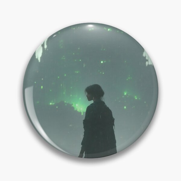 Item preview, Green Glow City Whispers designed and sold by PanoramaPrints.