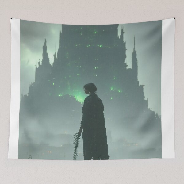 Item preview, Green Glow City Whispers designed and sold by PanoramaPrints.