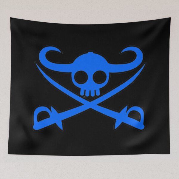 Item preview, Anime Pirate Jolly Roger Flag Design – Giant Warrior Pirates Skull Emblem designed and sold by AbnormalAdorn.