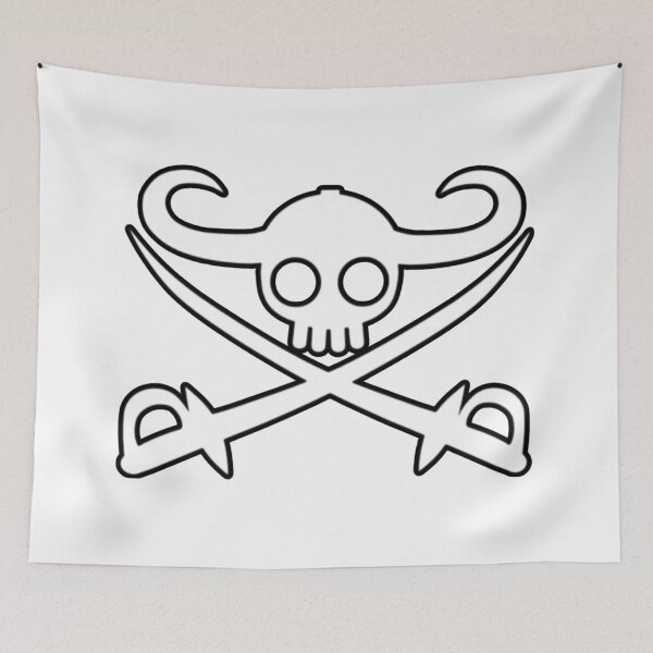 Item preview, Anime Pirate Flag Design – Giant Warrior Pirates Skull Emblem designed and sold by AbnormalAdorn.