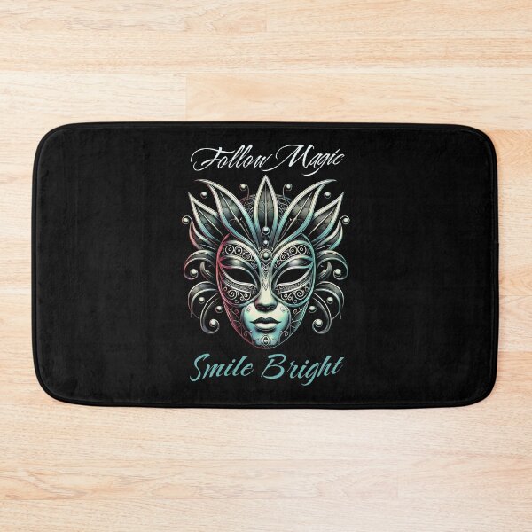 Item preview, Follow Magic Smile Bright Venetian Elegance in Blue and Gray designed and sold by SplashTastic.