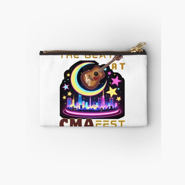 Item preview, Feel the Beat CMA Fest T-Shirt Design with Guitar, Moon, and Vibrant Skyline designed and sold by Samgfxt-shirt.