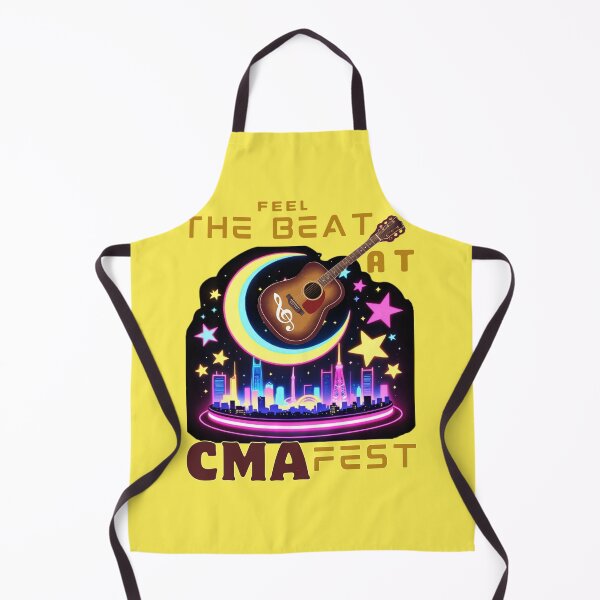 Item preview, Feel the Beat CMA Fest T-Shirt Design with Guitar, Moon, and Vibrant Skyline designed and sold by Samgfxt-shirt.