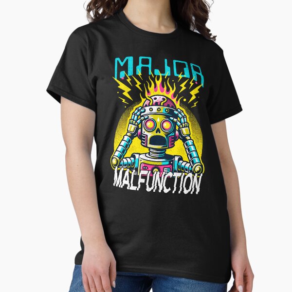 Item preview, Major Malfunction Retro Robot designed and sold by DarkSenseDesign.