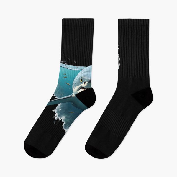 Item preview, SHARK at coastal waters marine life protect oceans huge predator fish design designed and sold by Jt41.