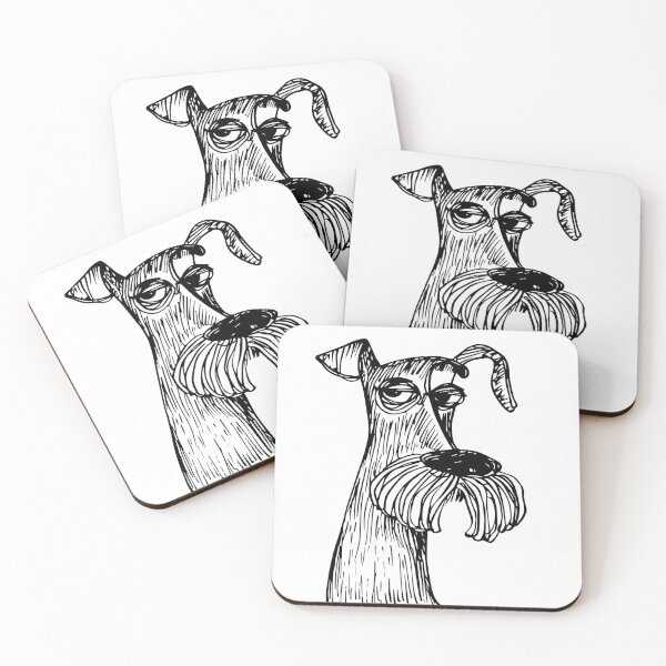 Item preview, Miniature Schnauzer Art - Unique Dog Lover Gifts designed and sold by House Of Roza.