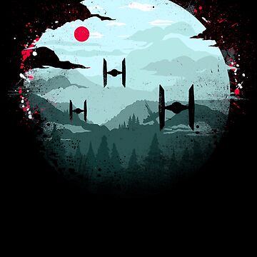 Imagen de la obra Cazas TIE al amanecer de howardlyonart