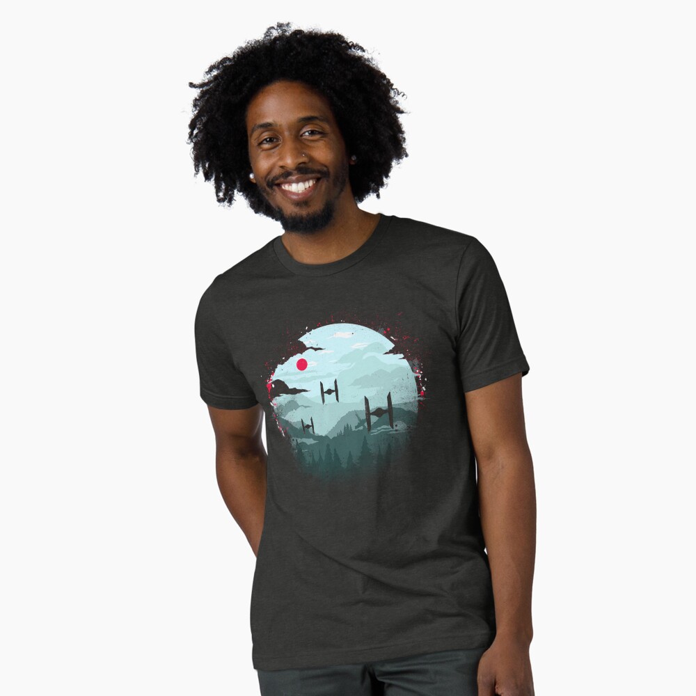 Vista previa del artículo con la obra «Camiseta de tejido mixto», diseñado y vendido por howardlyonart.