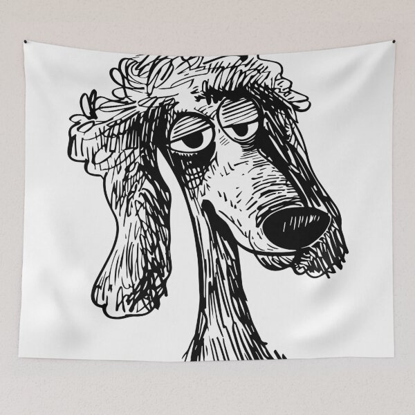 Item preview, Poodle Dog Art - Creative Gifts for Dog Lovers designed and sold by House Of Roza.