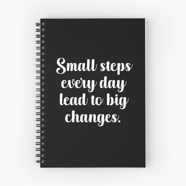 Item preview, Small Steps Everyday Lead to Big Changes designed and sold by PrintsByFrank.