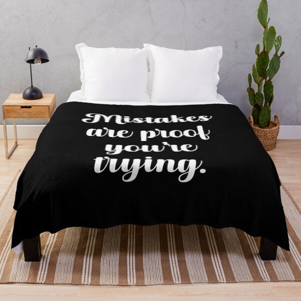 Item preview, Mistakes Are Proof You're Trying designed and sold by PrintsByFrank.