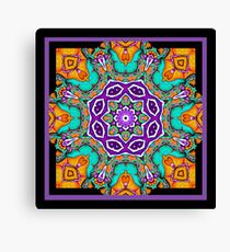 Little Kitties in the Garden Canvas Print