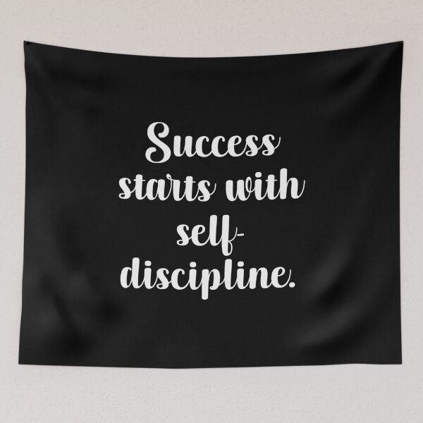 Item preview, Success starts with self discipline designed and sold by PrintsByFrank.