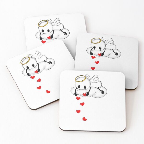 Item preview, cute angel spreading love designed and sold by Pezi-Creation.